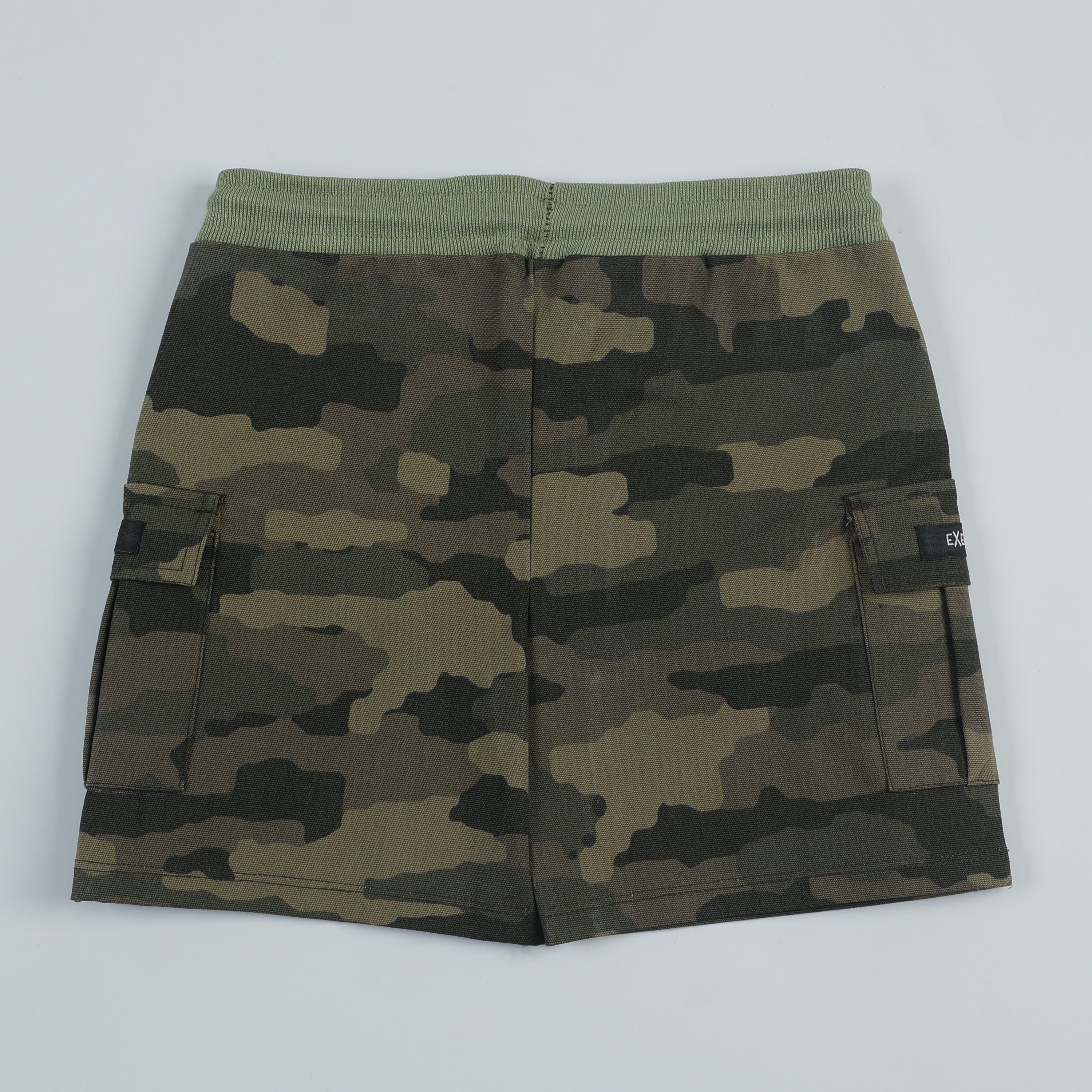 Cameo Green Toddler Shorts Durable Twill Fabric