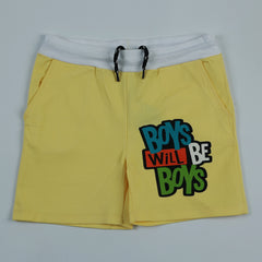 Toddler Yellow Twill Shorts Bright & Durable