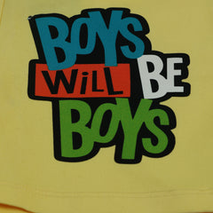 Toddler Yellow Twill Shorts Bright & Durable
