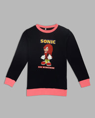 Toddler Black Jersey Sweatshirt With Trouser